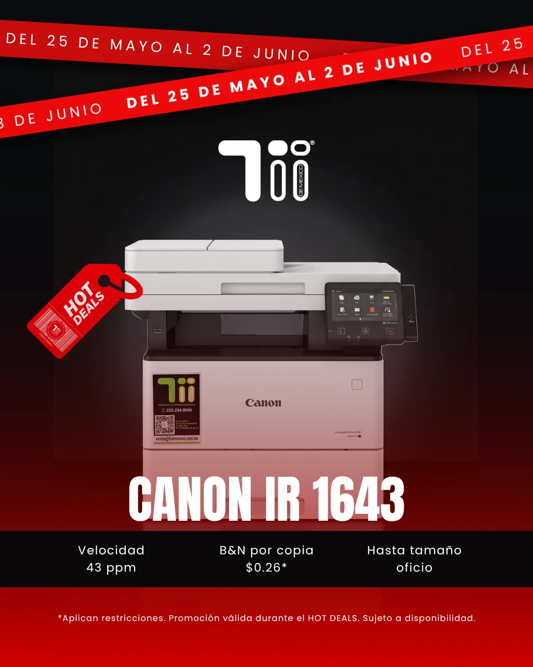 CANON IR 1643
